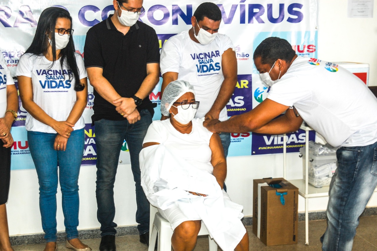 Iniciada a Vacinação contra a Covid-19 em Amapá do Maranhão