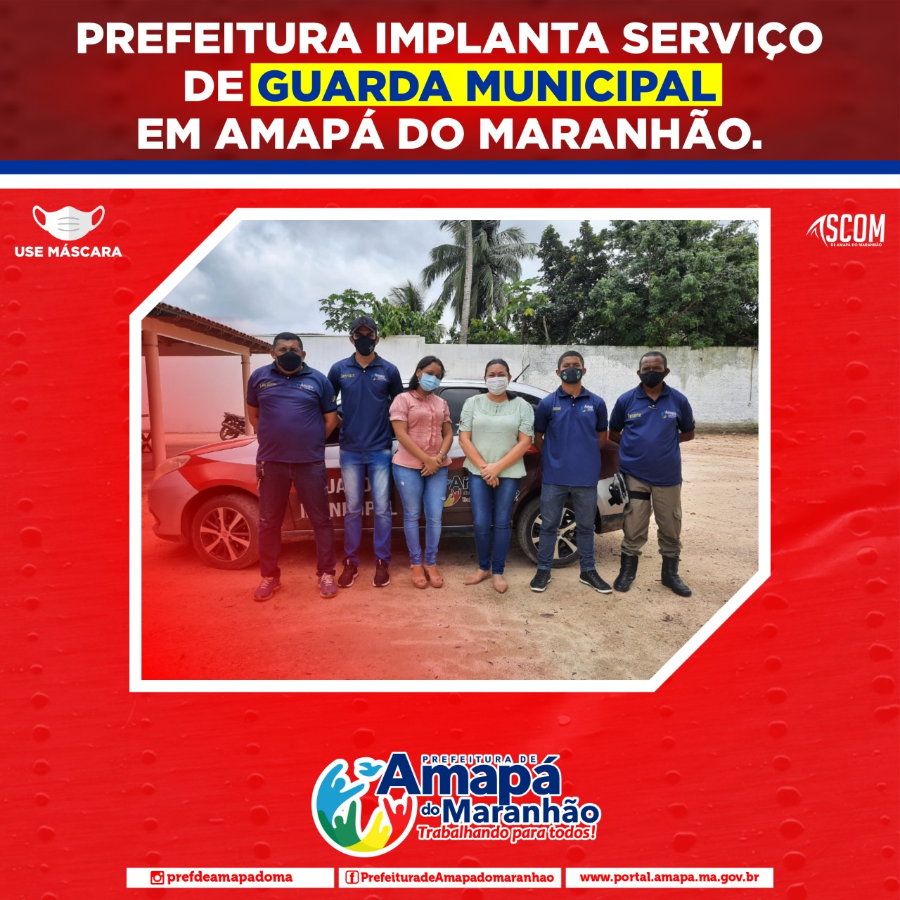 Prefeitura de Amapá do Maranhão implanta serviço da Guarda Municipal